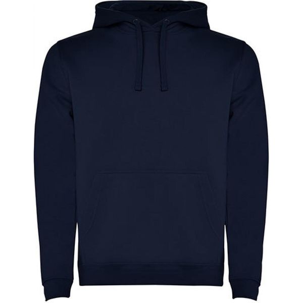 Felpa Urban Da Uomo Con Cappuccio, Interno Spazzolato - Colore: Blu Navy 55 - Taglia: L-image