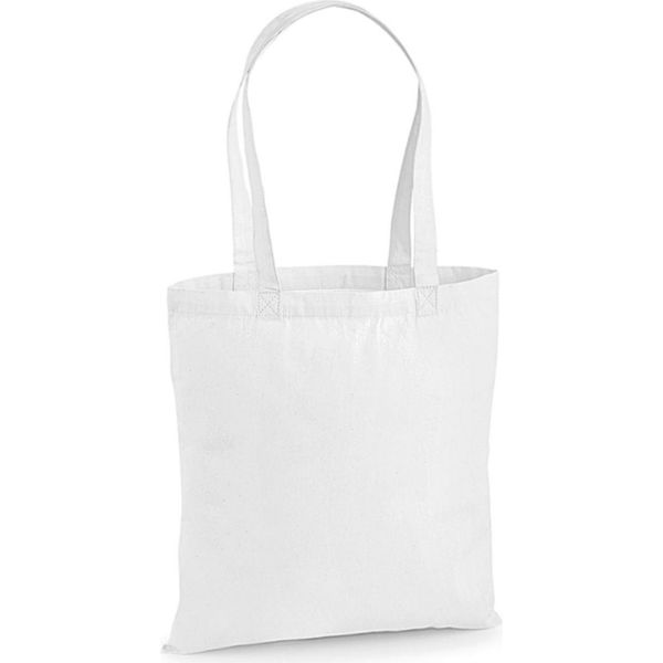 Westford Mill W201 | Tote In Cotone Premium 38 X 42 - Colore: Bianco - Taglia: Unica-image