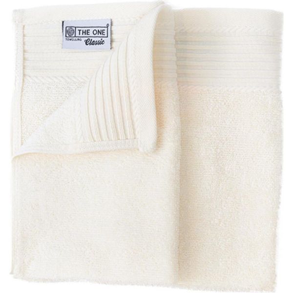 The One Towelling® T1-30 | Asciugamano Classico Per Ospiti - Asciugamano Per Ospiti - 30 X 50 Cm - Colore: Crema Avorio - Dimensioni: 30 X 50 Cm-image