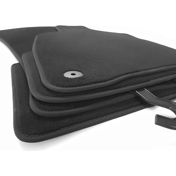 Tappetini Per Cupra Formentor (Anche Facelift E Vz) Tappetini In Velluto Premium Set Di Tappeti Per Auto In Qualità Originale, 4 Pezzi, Nero-image