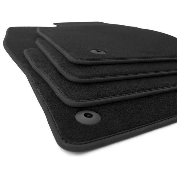 Tappetini Per Mazda CX30 Tappetini In Velluto Premium Di Qualità Originale Tappetini Per Auto 4 Pezzi Neri-image