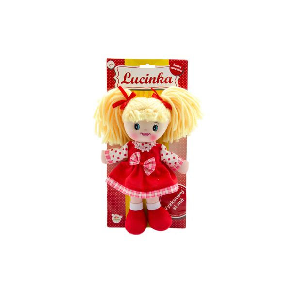 Lucinka, Bambola Di Pezza Di Peluche Di 30 Cm, Canto Ceco-image