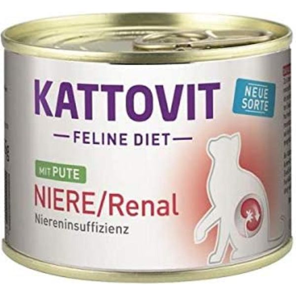 Kattovit 185Gx12 Dieta Feline Rene / Renale Pollo Scatola-image