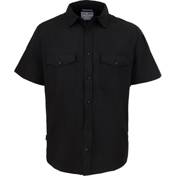 Craghoppers Expert CES003 | Expert Kiwi Camicia A Maniche Corte - Colore: Nero - Taglia: M-image