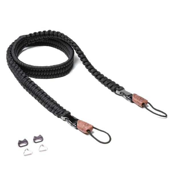 C-ROPE CRP-TRL-100-BLK C-ROPE Kameragurt Traveler Aus Paracord 100Cm Silent Black Retail-image