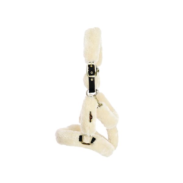 Kentucky Horsewear Cavezza In Nylon Di Pelle D'agnello Cavezza In Pelle D'agnello Cob Naturale-image
