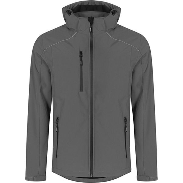 Promodoro 7860 | Uomo Giacca Softshell Calda Impermeabile Antivento - Colore: Grigio Acciaio - Taglia: 5XL-image