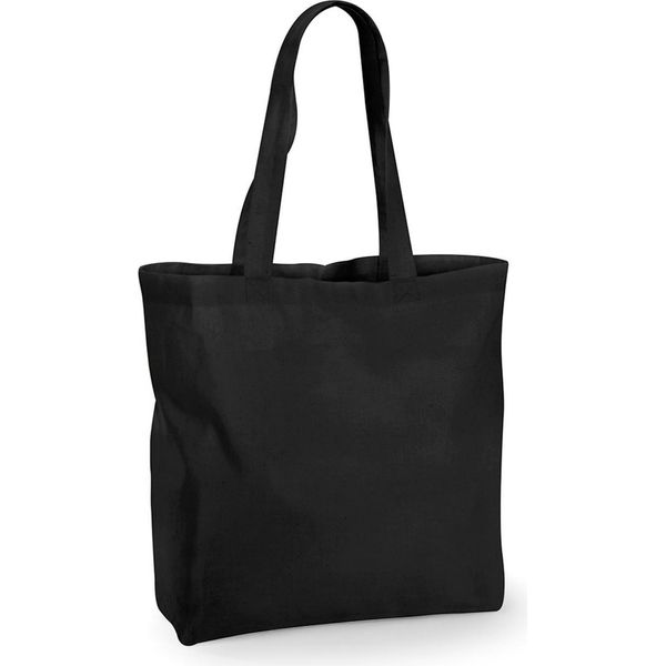 Westford Mill W925 | Maxi Tote In Cotone Riciclato 35 X 39 X 13,5 Cm - Colore: Nero - Taglia: Unica-image