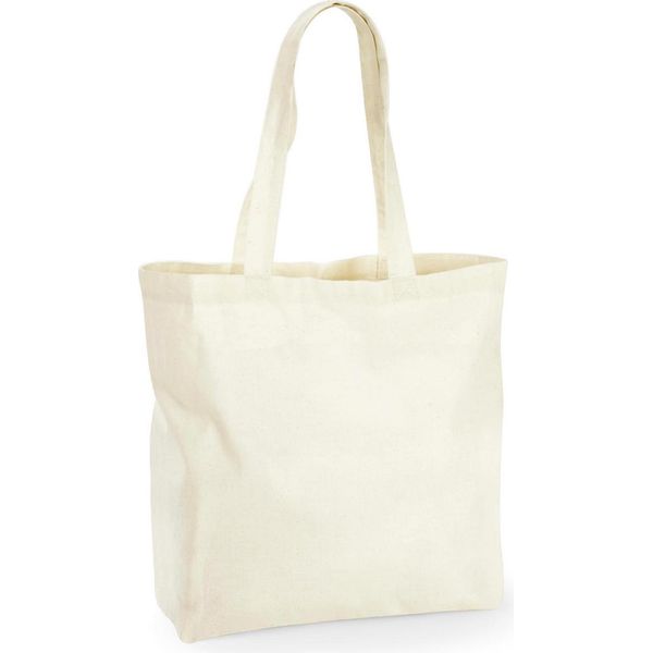 Westford Mill W925 | Maxi Tote In Cotone Riciclato 35 X 39 X 13,5 Cm - Colore: Naturale - Taglia: Unica-image