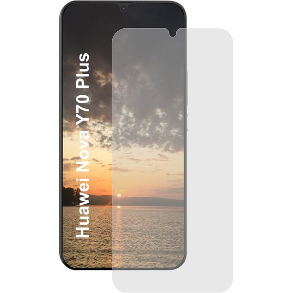 3X Pellicola Protettiva Antiriflesso Per Huawei Nova Y70 Plus - Protezione Dello Schermo Antibatterica Semi-Opaca Premium-image