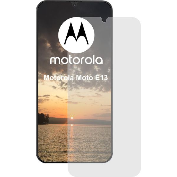 3X Protezione Dello Schermo Cristallino Per Motorola Moto E13 - Protezione Antibatterica Dello Schermo Cristallino Premium-image