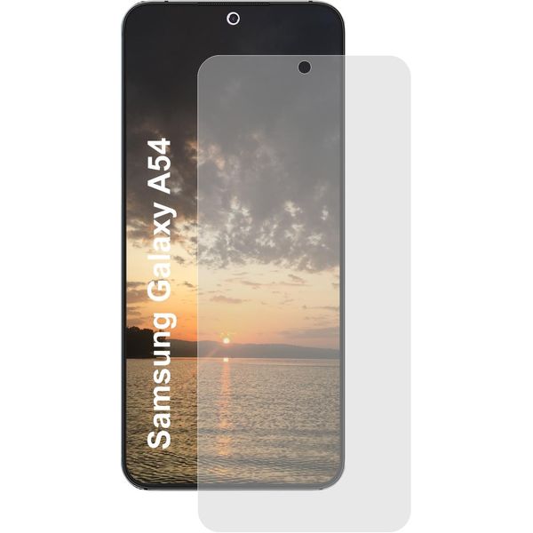 3X Pellicola Protettiva Antiriflesso Per Samsung Galaxy A54 - Protezione Dello Schermo Antibatterica Semi-Opaca Di Qualità Superiore-image