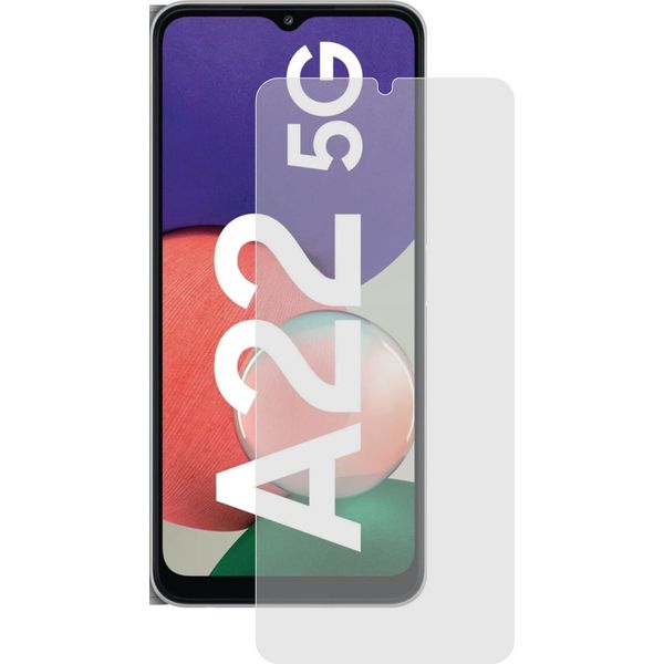 2X Samsung Galaxy A22 5G 2X Pellicola Di Armatura Premium 7H Antibatterica Anti-Shock-image
