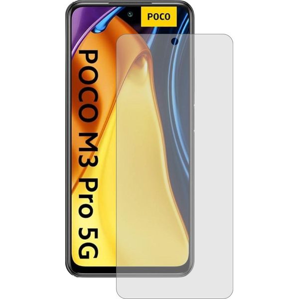 3X Crystal Clear Screen Protector Per Xiaomi Poco M3 Pro Pellicola Protettiva Antibatterica-image