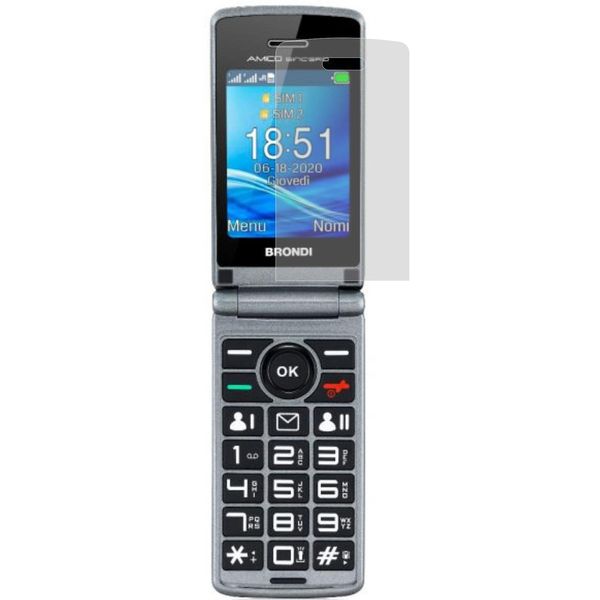 Brondi Boss 4G - 3X Pellicola Protettiva Antibatterica Cristallina-image