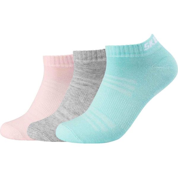 3Er Pack Skechers Mesh Ventilation Sneakersocken Unisex 6060 - Turchese Pastello 39-42-image