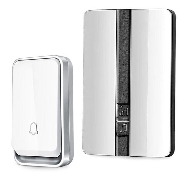 Verk 01701 Campanello Senza Fili IP44, 1X Ricevitore, 1X Driver, 150 M Bianco-image