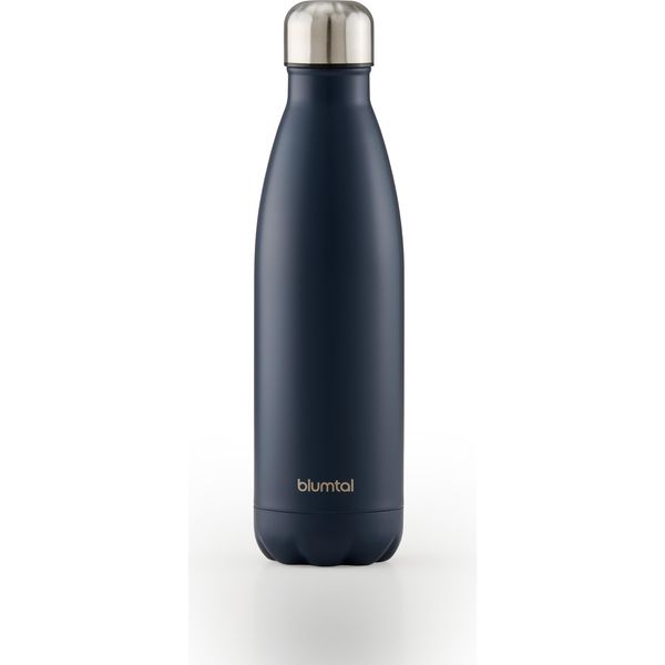 Blumtal Bottiglia Thermos Isolata In Acciaio Inox 750 Ml - Blu Scuro - Borraccia In Metallo A Prova Di Perdite - Borraccia Termica Senza Bpa-image