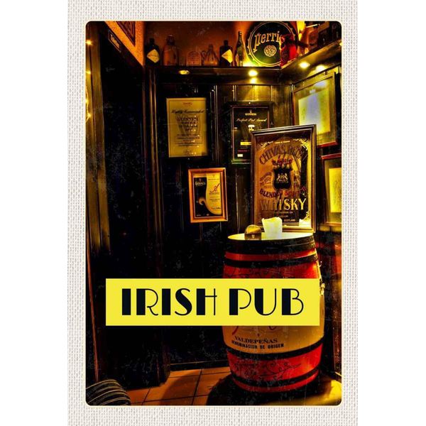 Vianmo Insegna In Legno 30X20 Cm Irland Bier Kneipe GemäLde-image