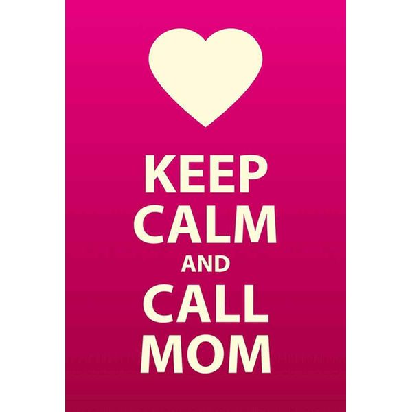 Vianmo Insegna In Legno 30X20 Cm Keep Calm And Call Mom-image