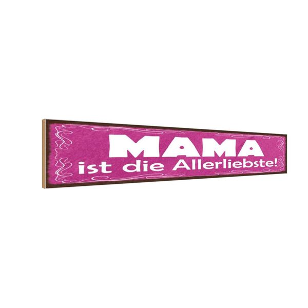 Vianmo Insegna In Legno 10X46 Cm Mama Ist Die Allerliebste-image