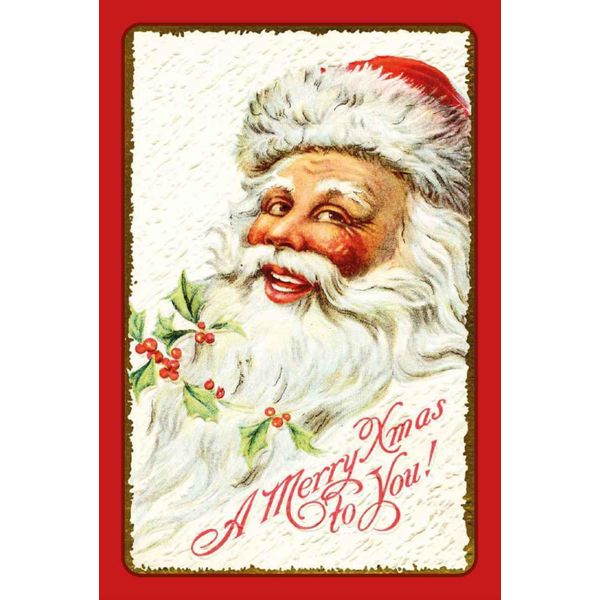 Vianmo Insegna In Legno 30X20 Cm Santa Claus Fest Christmas-image