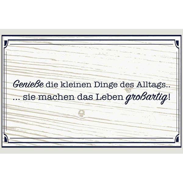 Vianmo Insegna In Legno 20X30 Cm GenießE Die Kleinen Dinge Alltags-image