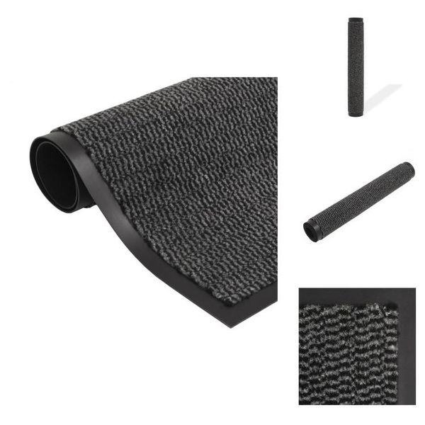 Vidaxl Tappeto Cattura-Sporco Rettangolare 90X150 Cm Antracite - Zerbini-image