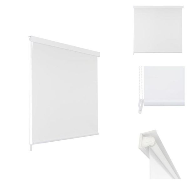 Vidaxl Tenda A Rullo Per Doccia 120X240 Cm Bianco - Tende Da Doccia-image
