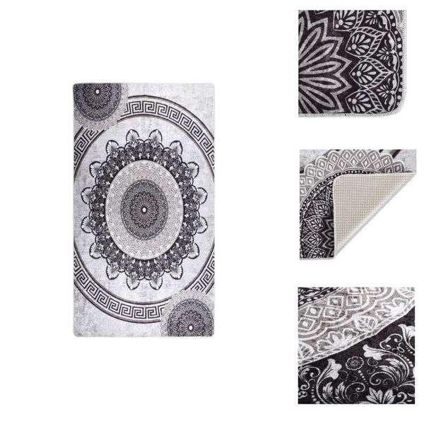 Vidaxl Tappeto Lavabile 190X300 Cm Multicolore Antiscivolo - Tappeti-image