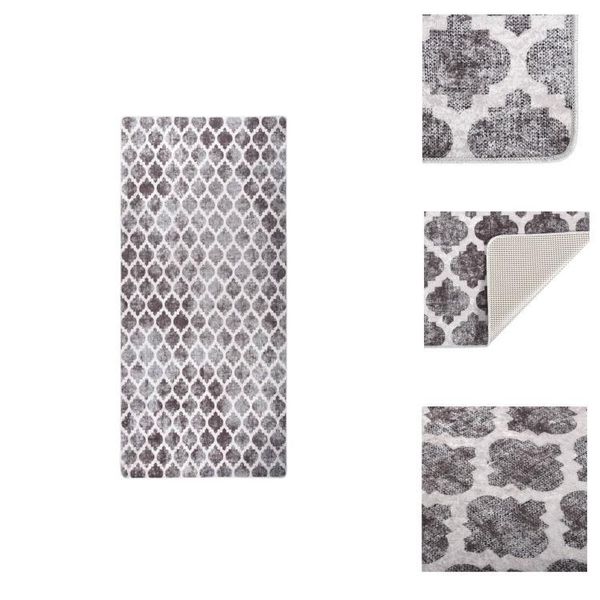 Vidaxl Tappeto Lavabile 80X300 Cm Multicolore Antiscivolo - Tappeti-image