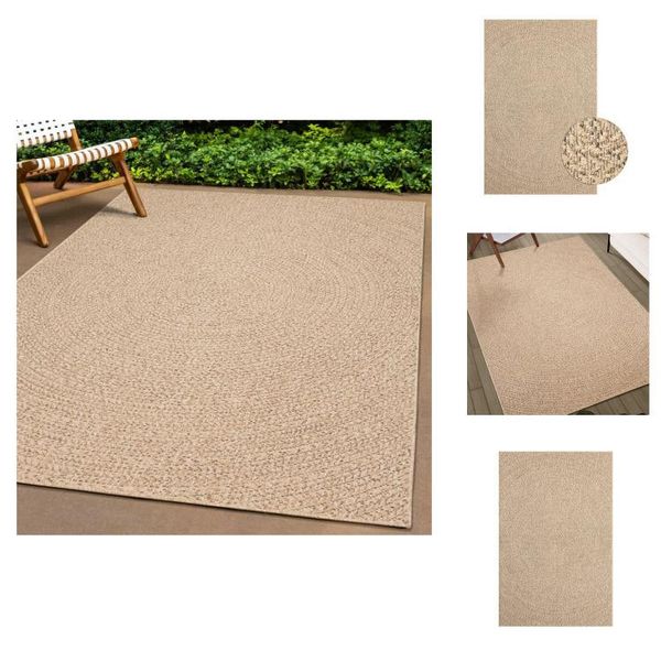 Vidaxl Tappeto 200X290 Cm Effetto Juta Per Interni Ed Esterni - Tappeti-image