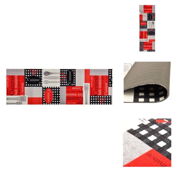 Vidaxl Tappeto Da Cucina Lavabile Cuisine 60X300 Cm - Tappeti Per Pavimenti-image