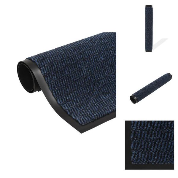 Vidaxl Tappeto Cattura-Sporco Rettangolare 40X60 Cm Blu - Zerbini-image