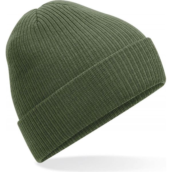 Beechfield B376R | Berretto A Coste In Polylana® - Colore: Verde Oliva - Taglia: Unica-image
