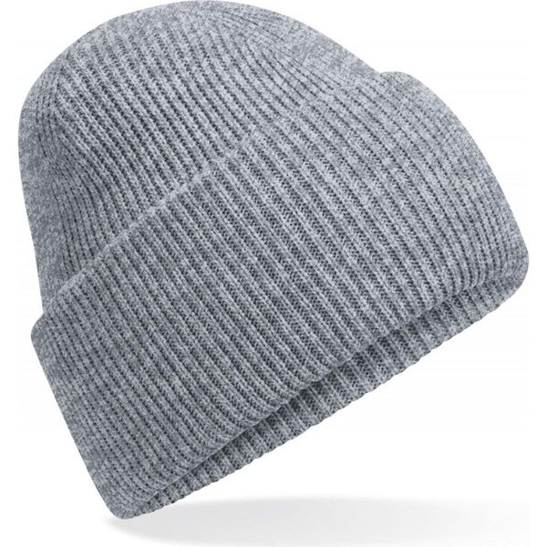 Beechfield B385R | Classic Engineered Deep Cuffed Beanie - Farbe: Ash - GrößE: Taglia Unica-image