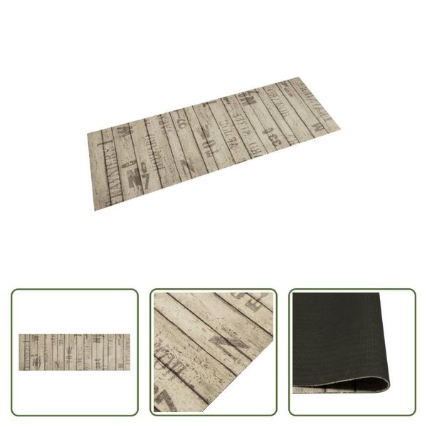 The Living Store Tappeto Da Cucina Lavabile In Velluto 60X180 Cm-image
