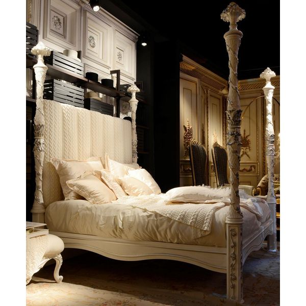 Letto Di Rivestimento Design Lusso Letti Matrimoniali Camera Da Letto Legno Telaio Letto Moderno Nuovo-image