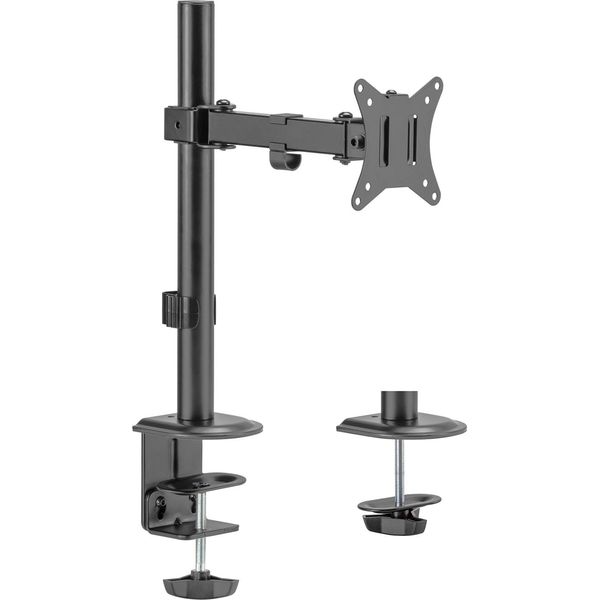 Supporto Per Monitor 17-32" Da Scrivania, Regolabile In Altezza, Girevole, Inclinabile E Rotante Vesa 75X75 100X100, Braccio Per Monitor Con Carico Articolato Fino A 9Kg"-image
