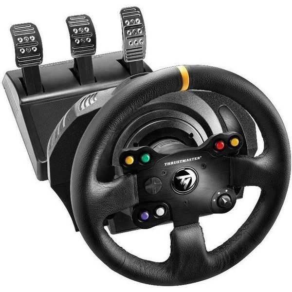 Thrustmaster Tx Racing - Edizione In Pelle - Volante E Pedaliera - Cablati - Per Pc, Microsoft Xbox One-image