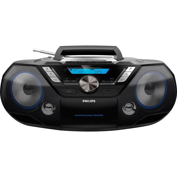 Philips AZB798T/12 Impianto Stereo Portatile Analogico E Digitale 12 W Dab, Dab+, Fm Nero Riproduzione MP3-image