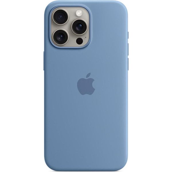 Etui Apple Mt1Y3Zm/A Iphone 15 Pro Max6.7 Magsafe Zimowy BłęKit/Custodia In Silicone Blu Inverno-image