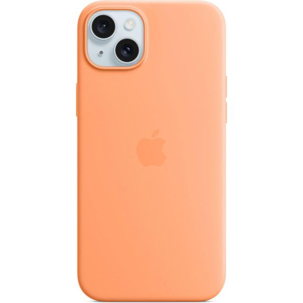 Apple Mt173Zm/A Custodia In Silicone Per Iphone 15 Plus / 14Plus 6.7 Magsafe PomarańCzowy/Arancione Sorbetto-image