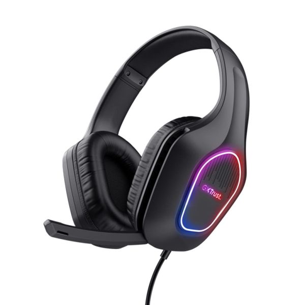 Trust Gxt 416 Zirox Cuffie Ad Archetto Cablate Da Gioco Usb Type-A Nero-image
