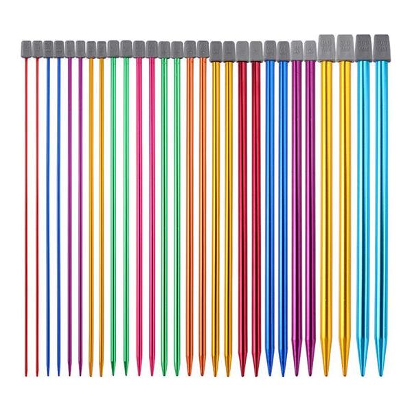 Inf Set Di 14 Paia Di Ferri Da Maglia Colorati Da 35 Cm-image