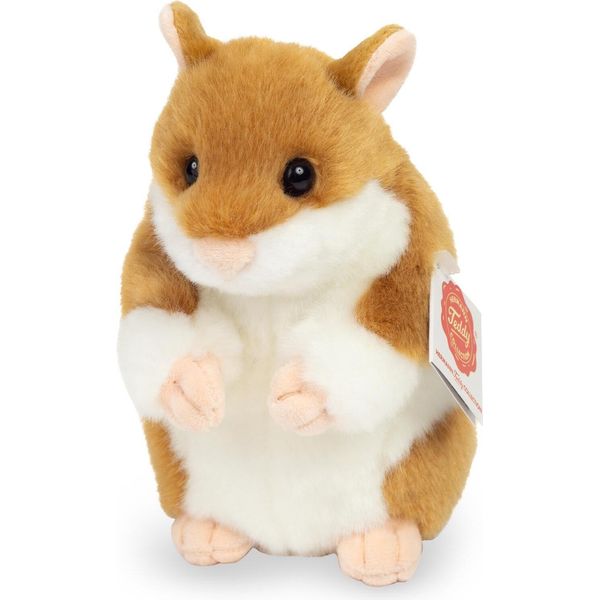 Teddy Hermann Hamster, Kuscheltier, Stofftier, PlüSchtier, Haustier, PlüSch, Beige / Weiß, 16 Cm, 926580-image