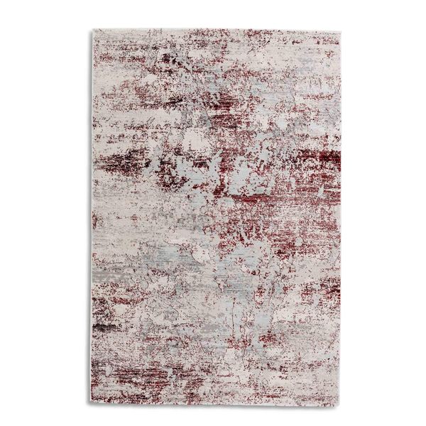 Tappeto Astra Per Il Soggiorno A Pelo Corto Antea Rosso Scuro 80 X 150 Cm-image