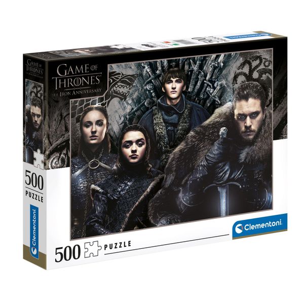 Clementoni 35091 - Puzzle Da 500 Pezzi - Game Of Thrones-image