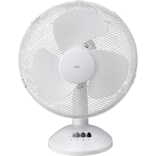 Ecg Ft 30A | Ventilatore Da Tavolo | 40 W Di Potenza | 3 Velocità | 30 Cm Di Diametro | Inclinabile E Con Angolo Di Oscillazione Regolabile | Funzionamento Molto Silenzioso-image