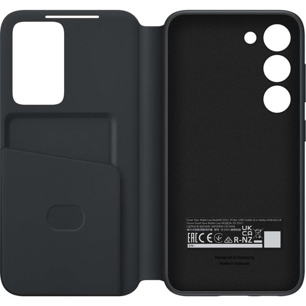 Custodia Samsung Ef-Zs911Cb S23 S911Czarny/Nero Custodia Portafoglio Smart View-image